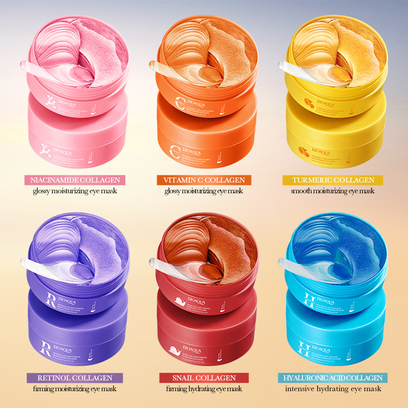 Collagen Under Eye Patches - 1 pudełko z 80 sztukami kolagenowych