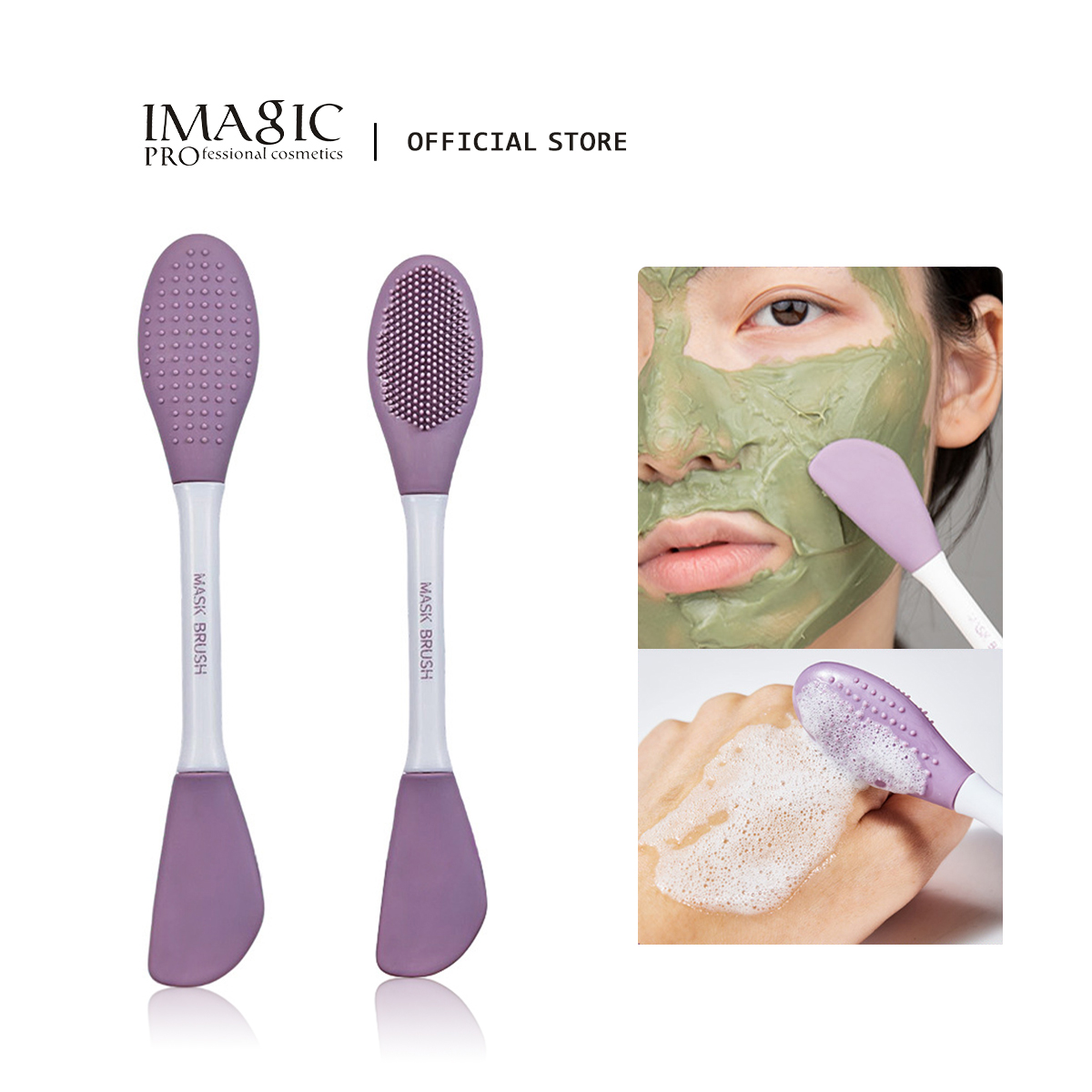 Silicone Face Scrubber Electric - IMAGIC Silikonowa Szczoteczka do Oczyszczania i