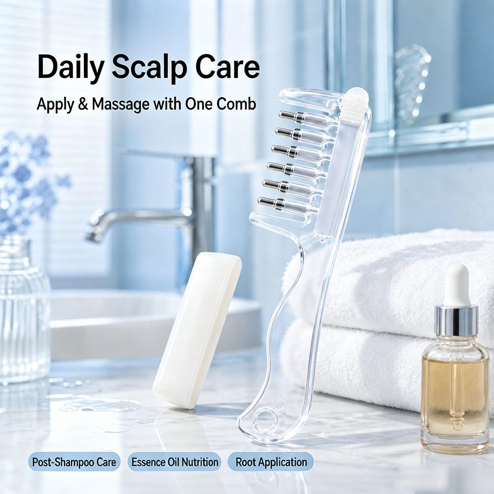 Przezroczysty grzebień do nakł – Hair Care recenzja i cena