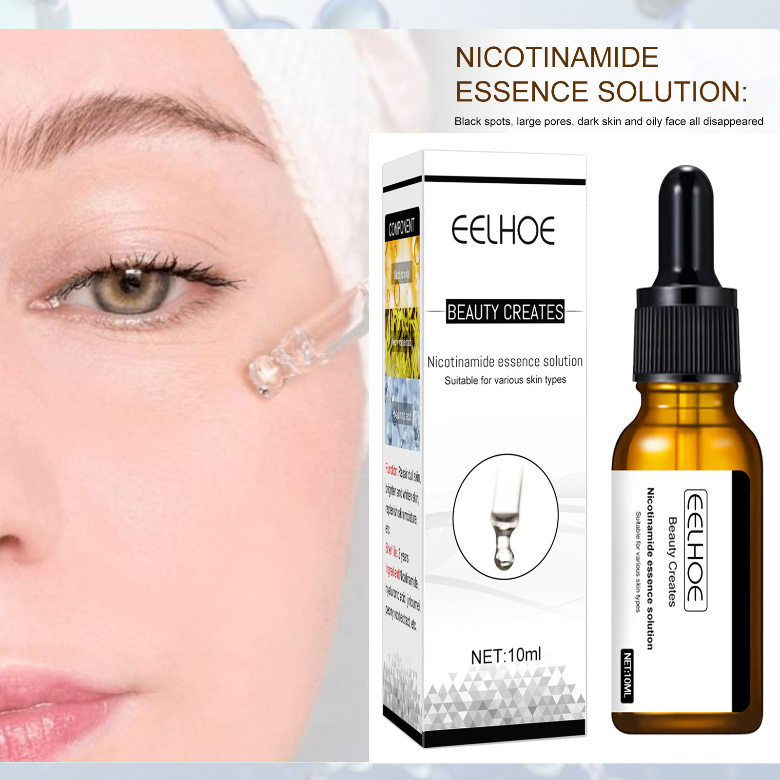 Serum do twarzy wybielające, z – Niacinamide Pore Shrinking Essence recenzja i cena