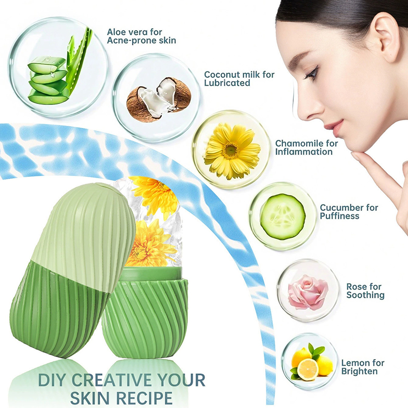 【1 sztuka – silikonowa forma d – Face Ice Roller Puffiness recenzja i cena